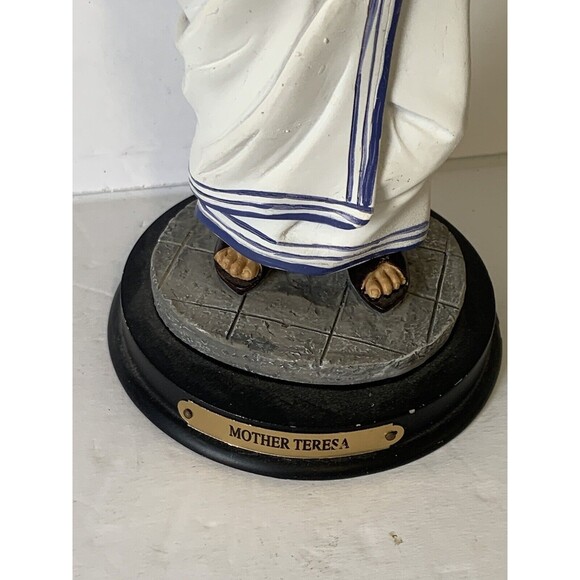 Mother Teresa Of Calcutta Madre 11 Inch Resin Statue Figure Smiling - Picture 6 of 9
